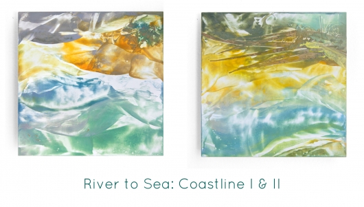  River to Sea: Coastline II, River to Sea -  artwork by Emily Miller