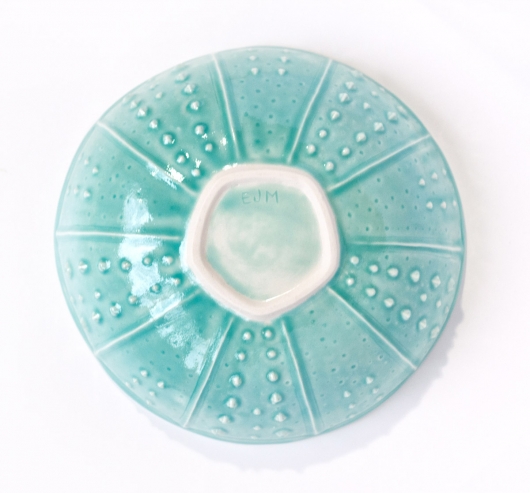  Urchin Serving Bowl - Aqua, Urchin Bowls -  artwork by Emily Miller