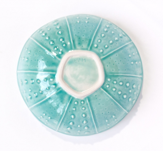  Urchin Serving Bowl - Aqua, Urchin Bowls -  artwork by Emily Miller