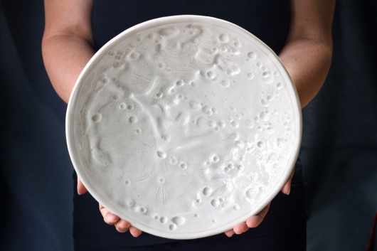 Full Moon, Medium Moon Bowl, Ceramics -  artwork by Emily Miller