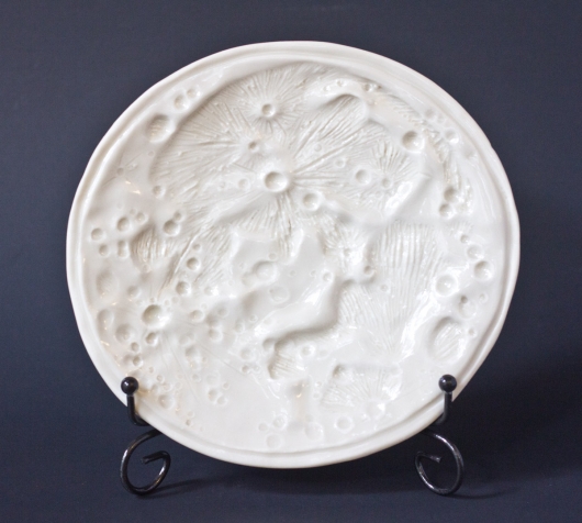 Moon Dish - Small (Bare white concave), $40.00  2  available