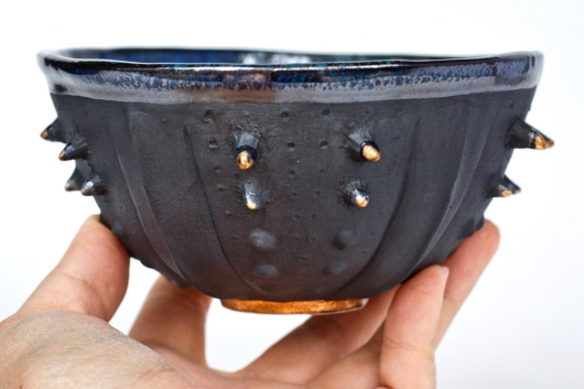 Spiny Urchin Bowl, Urchin Bowls -  artwork by Emily Miller