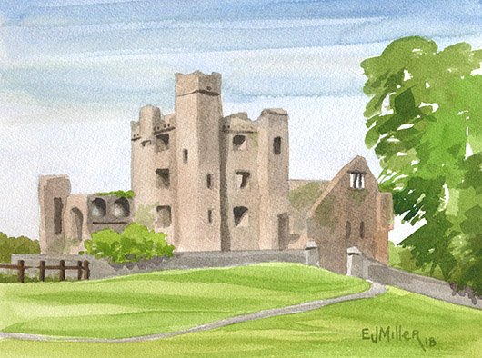 Bective Abbey ruins, Ireland, Ireland & Europe - ireland artwork by Emily Miller
