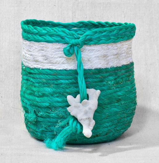 Extra Large (2018) Ukidama - Japanese Oregon Baskets, Ghost Net Baskets -  artwork by Emily Miller
