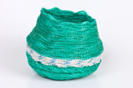 Ukidama - Japanese Oregon Baskets (Small Blue Stripe), $90