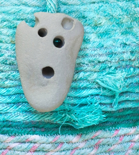  Rock Borer - Oregon Basket, Ghost Net Baskets -  artwork by Emily Miller