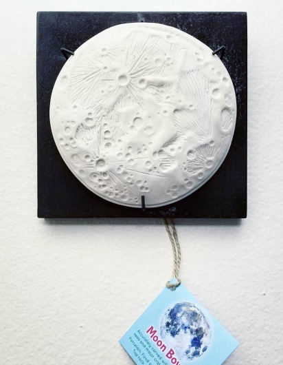 Moon Dish - Small, Moon Bowls -  artwork by Emily Miller