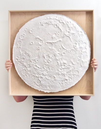 Paper Moon, Moon Bowls - ode to the tides artwork by Emily Miller