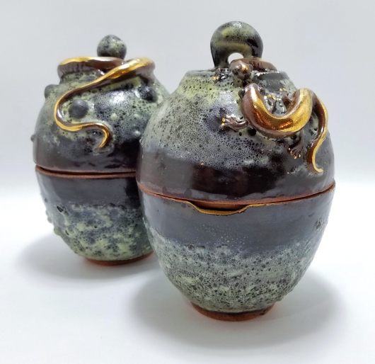 Salamander Jar, Menagerie - ode to the tides artwork by Emily Miller