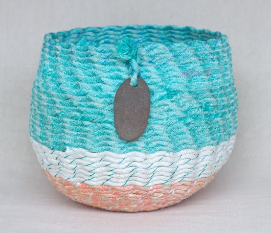  Urchin Rice Bowl - Teal Twilight, Urchin Bowls -  artwork by Emily Miller