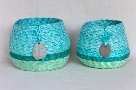  Urchin Mini bowl - aqua, Urchin Bowls -  artwork by Emily Miller