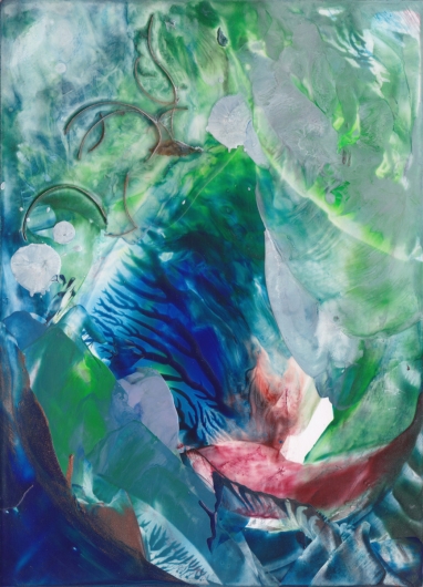 Living Waters I, ocean -  artwork by Emily Miller