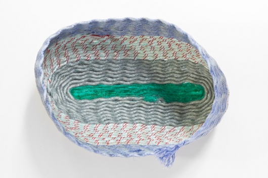  Lavender Twist Basket, Ghost Net Baskets -  artwork by Emily Miller