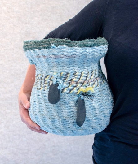  Limu Basket, Ghost Net Baskets -  artwork by Emily Miller