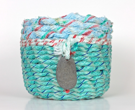 Mint Twist Baskets (Medium Single Stone Basket), $140