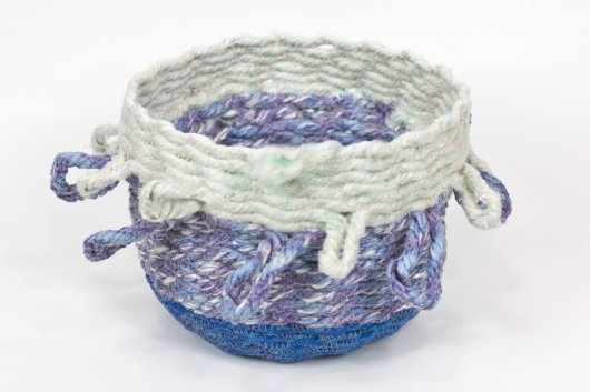 Lupine Baskets, Ghost Net Baskets - stonington baskets artwork by Emily Miller