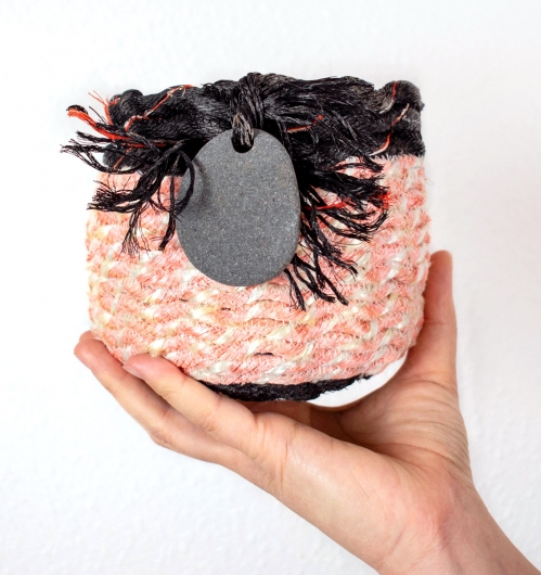  Urchin Mini bowl - black, Urchin Bowls -  artwork by Emily Miller