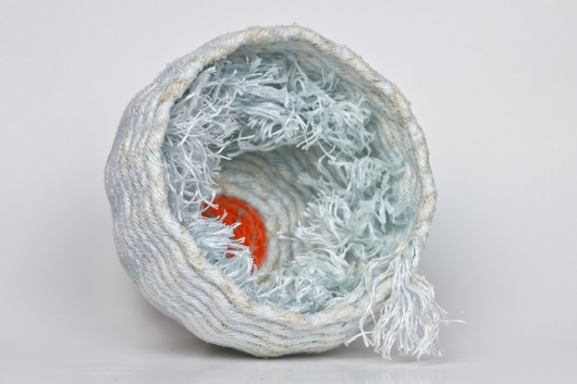 Barnacle Nests, Ghost Net Baskets -  artwork by Emily Miller