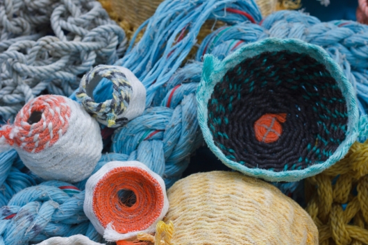  Undersea Garden, Ghost Net -  artwork by Emily Miller