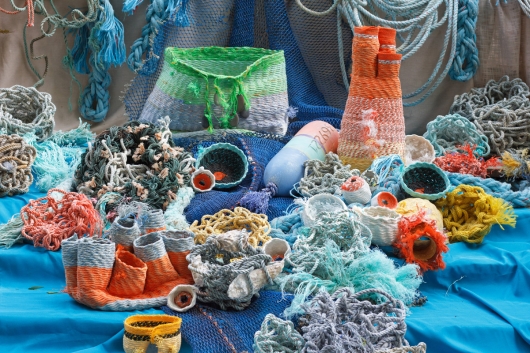 Undersea Garden, Ghost Net -  artwork by Emily Miller