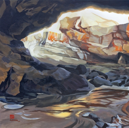  Crucible, Devil's Punchbowl, Oregon Coast - , seventh generation artwork by Emily Miller