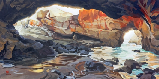 Crucible, Devil's Punchbowl, Oregon Coast - , seventh generation artwork by Emily Miller