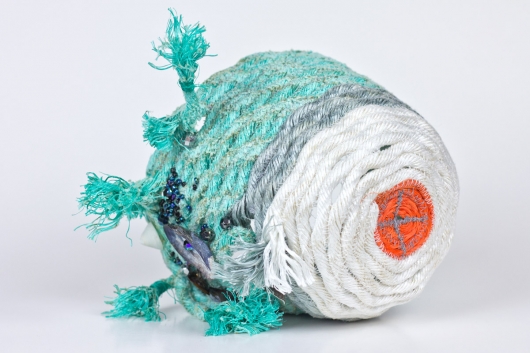  Wrackline Baskets - Mussel Shoals, Ghost Net Baskets -  artwork by Emily Miller