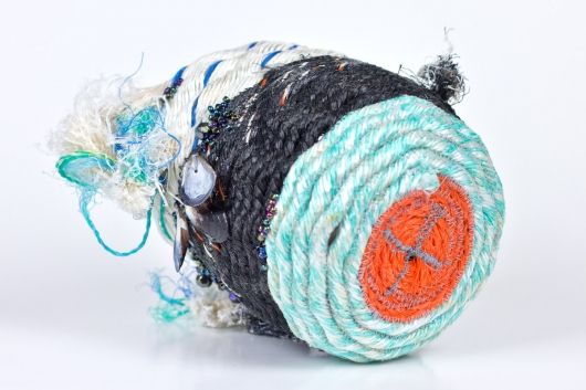  Wrackline Baskets - Mussel Shoals, Ghost Net Baskets -  artwork by Emily Miller