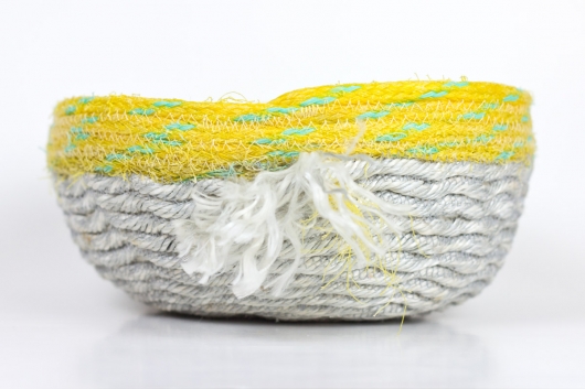  Bright Day Baskets, Ghost Net Baskets -  artwork by Emily Miller