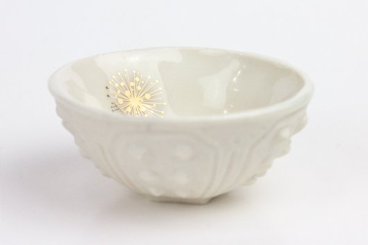  Urchin Mini bowl - white, Urchin Bowls -  artwork by Emily Miller