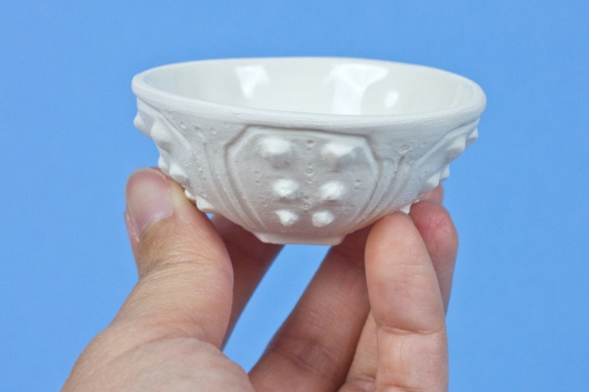  Urchin Mini bowl - white, Urchin Bowls -  artwork by Emily Miller