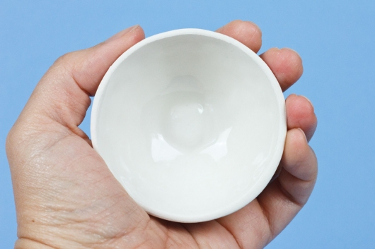  Urchin Mini bowl - white, Urchin Bowls -  artwork by Emily Miller