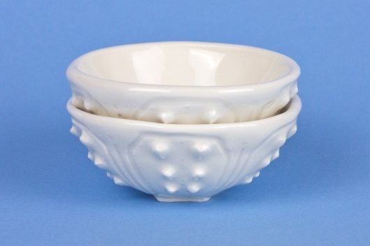 Urchin Mini bowl - white, Urchin Bowls -  artwork by Emily Miller