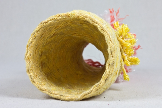  Tube Worm Colony, Ghost Net Baskets -  artwork by Emily Miller