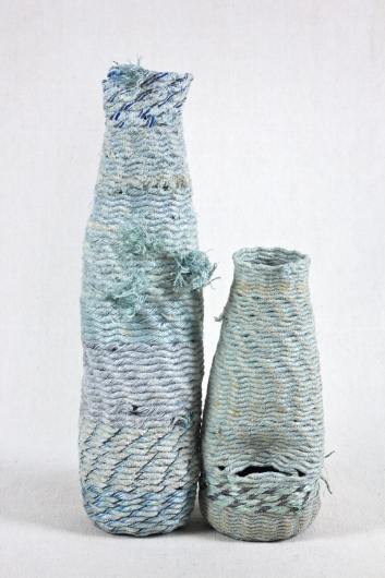  Reliquaries For Your Journey, Ghost Net Baskets -  artwork by Emily Miller