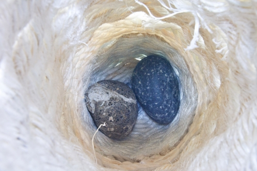  Reliquaries For Your Journey, Ghost Net Baskets -  artwork by Emily Miller