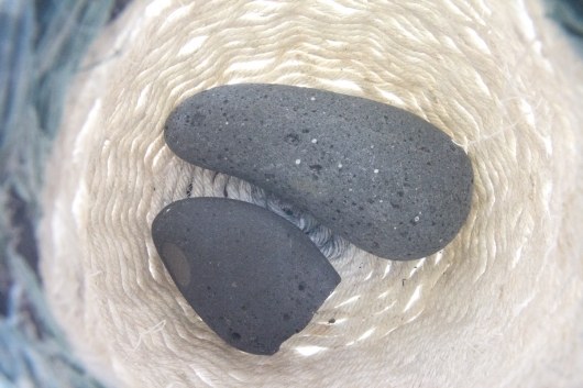  Reliquaries For Your Journey, Ghost Net Baskets -  artwork by Emily Miller