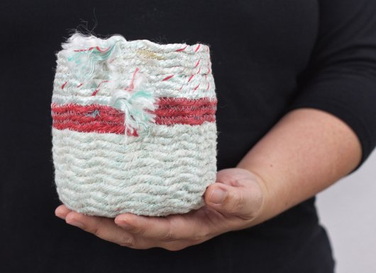  Snowberry Baskets, Ghost Net Baskets - stonington baskets artwork by Emily Miller