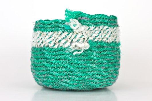 Wintergreen Basket, Ghost Net Baskets - stonington baskets artwork by Emily Miller