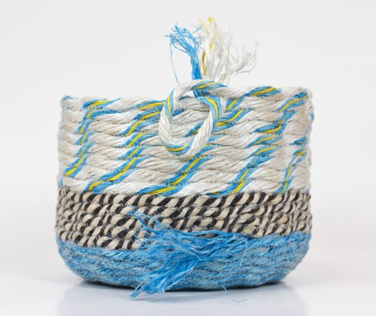 Into the Wind, Ghost Net Baskets - stonington baskets artwork by Emily Miller