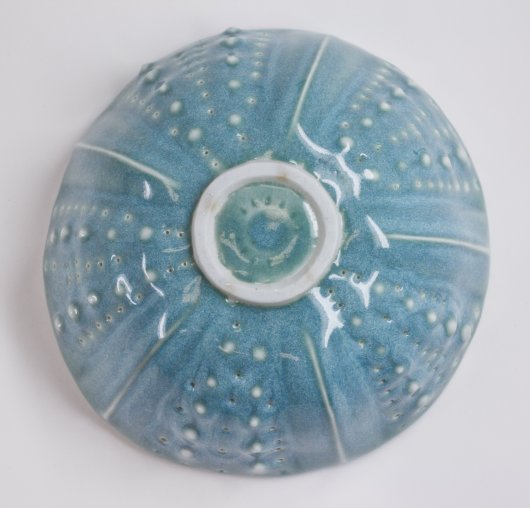  Urchin Rice Bowl - Teal Twilight, Urchin Bowls -  artwork by Emily Miller