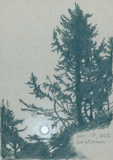 Quiet Moon, January 2022 •