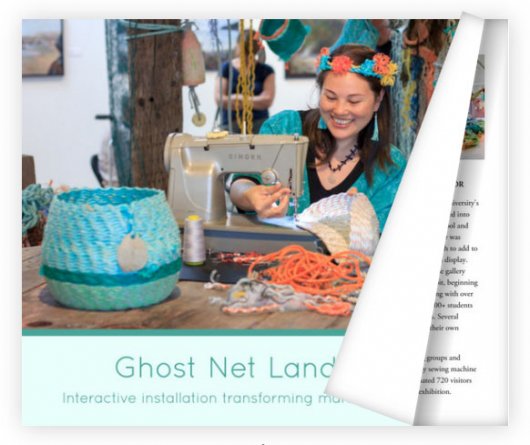 Photo Book: Ghost Net Landscape 2019, $30.00 