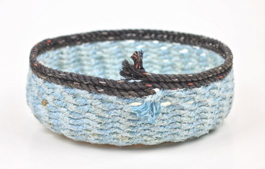  Alignment, Ghost Net Baskets -  artwork by Emily Miller