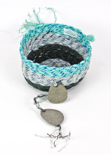  Cape Lookout Basket, Ghost Net Baskets -  artwork by Emily Miller