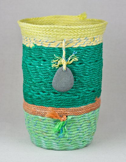 Green and Yellow Basket, Cowboy Series •