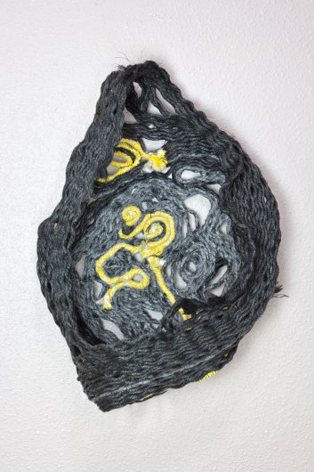  Polypods, Ghost Net Baskets -  artwork by Emily Miller