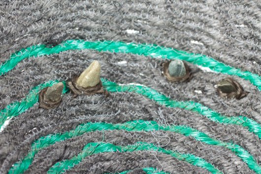 Stonefoot Basket, Ghost Net Baskets -  artwork by Emily Miller