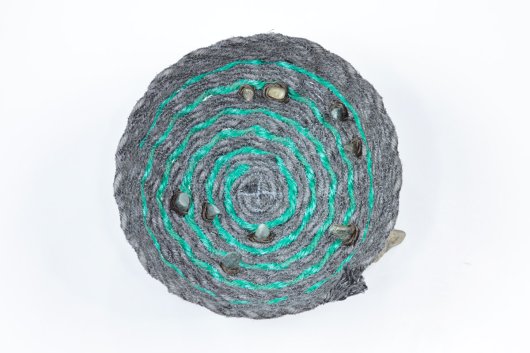  Stonefoot Basket, Ghost Net Baskets -  artwork by Emily Miller