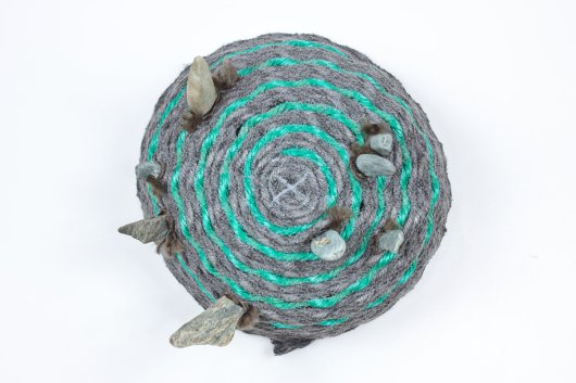  Stonefoot Basket, Ghost Net Baskets -  artwork by Emily Miller
